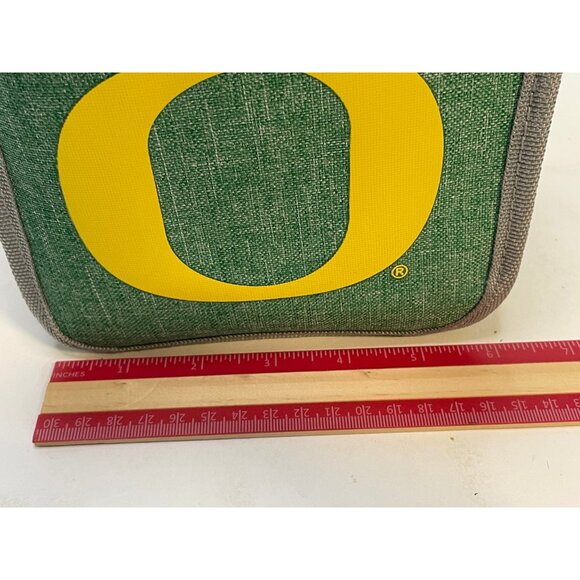 NCAA Oregon Ducks insulated lunch bag soft cooler tote 9 1/2" x 6 1/2" x 4 1/2" - Picture 15 of 16